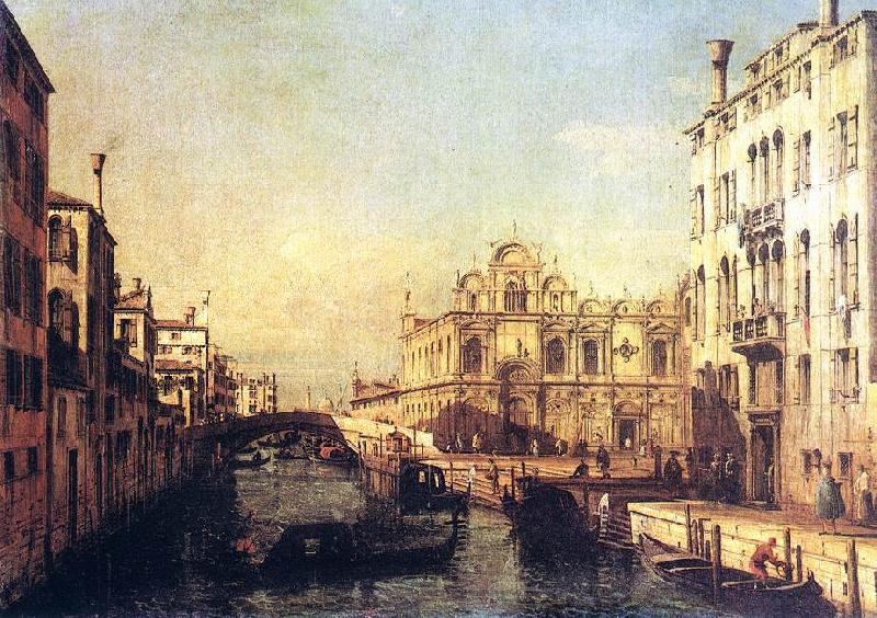 Bernardo Bellotto Scuola of San Marco oil painting image